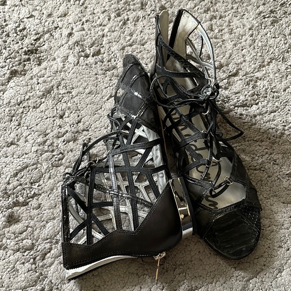 Sam Edelman lace up gladiator sandals